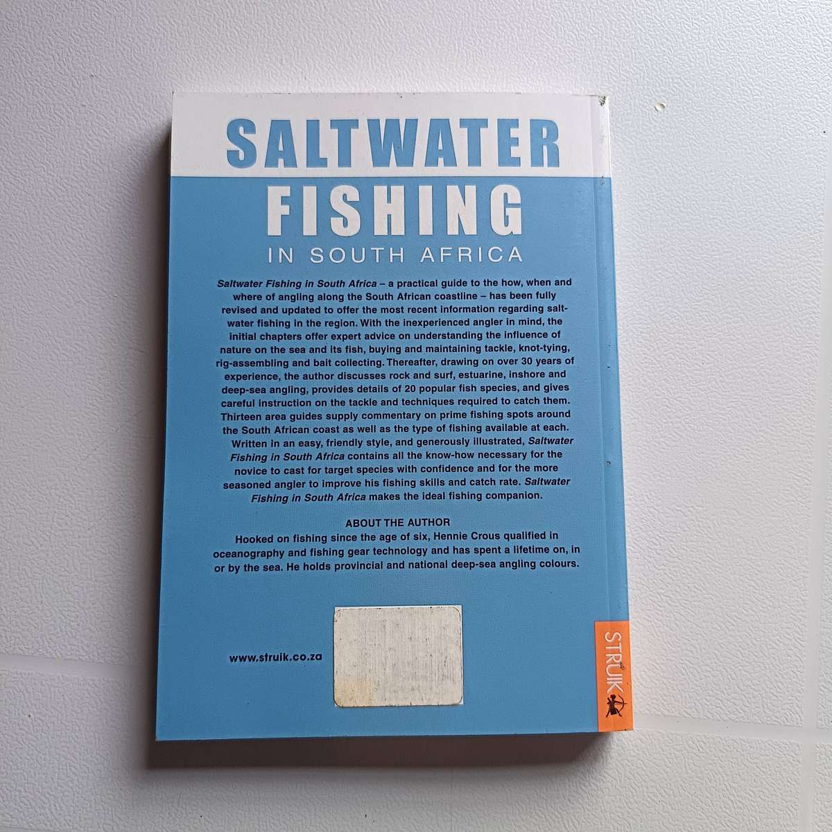 Saltwater Fishing in South Africa" by Hennie Crous - Expert Guide to Marine Angling