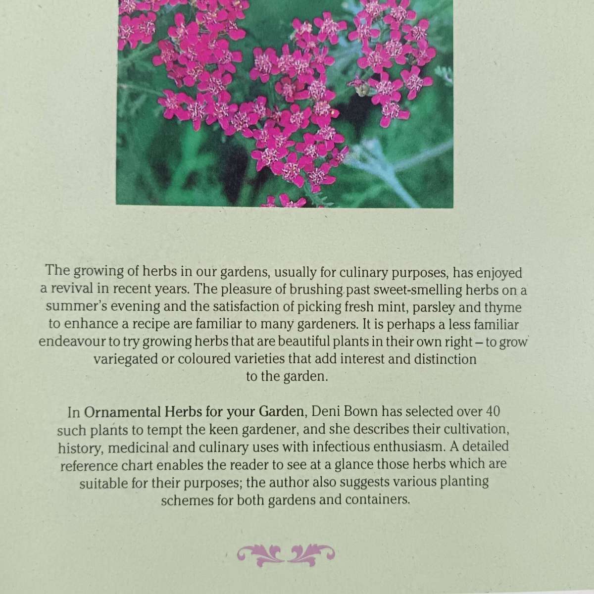 Ornamental Herbs for Your Garden by Deni Bown | Cultivation, History & Uses
