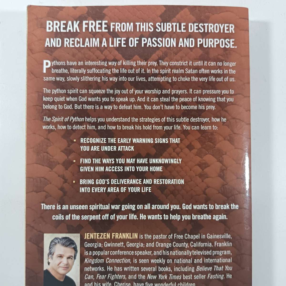 The Spirit of Python by Jentezen Franklin | Breaking Free from Spiritual Bondage