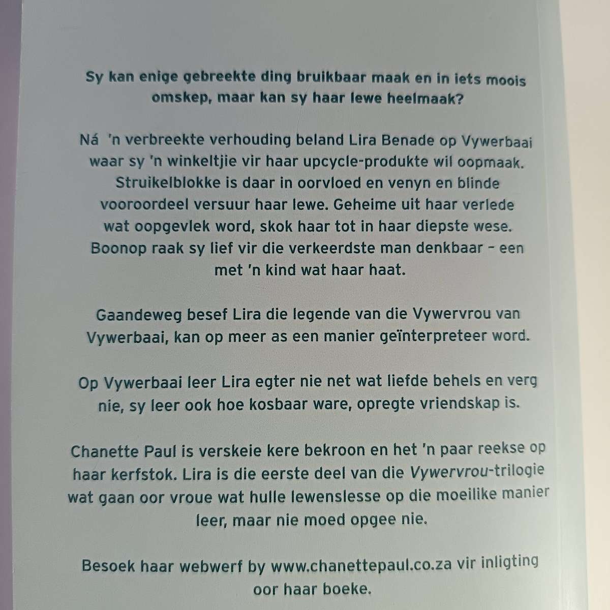 Lina  Chanette Paul Vywervrou Trilogie Boek 1
