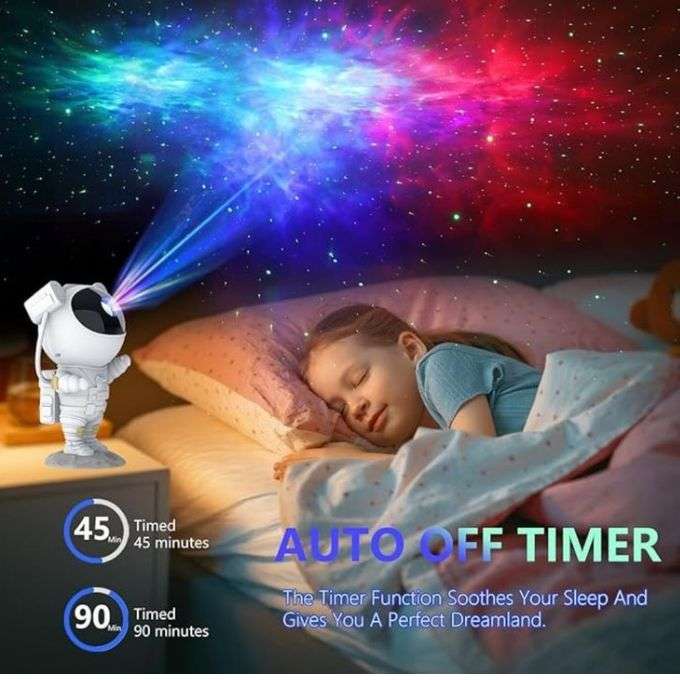 Astronaut Galaxy Sky Night Light Starry Projector with Remote Control
