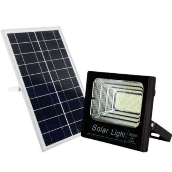 200W LED Solar Flood Light with Remote - Pack of 2 - Aerbes