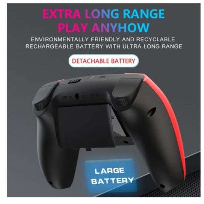 Retro Handheld Game Console with 520 Games - White