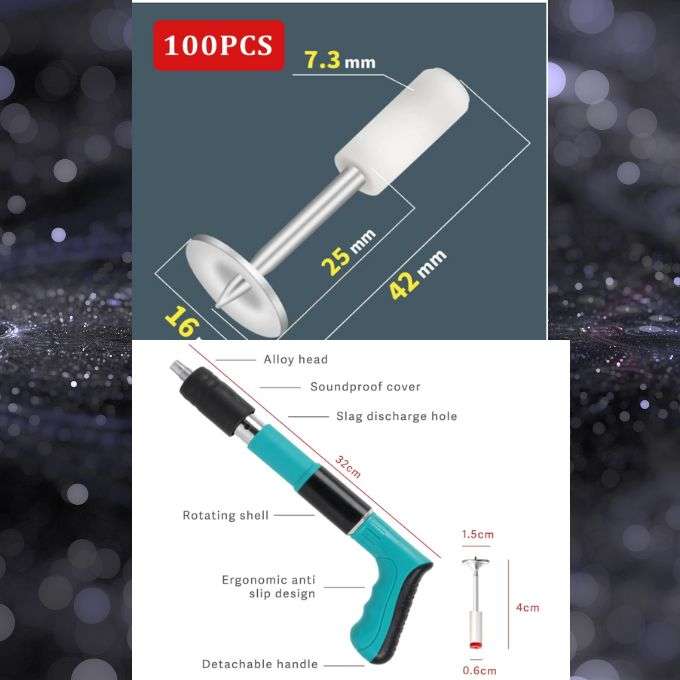 5 Box Combo - 500 nails for a nail gun