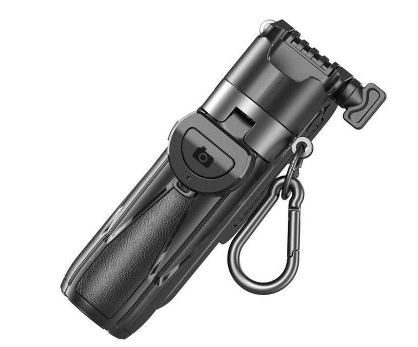 P15 Mini Selfie Stick/Tripod -Wireless & Rechargeable - Mini Grip Quadripod- GC