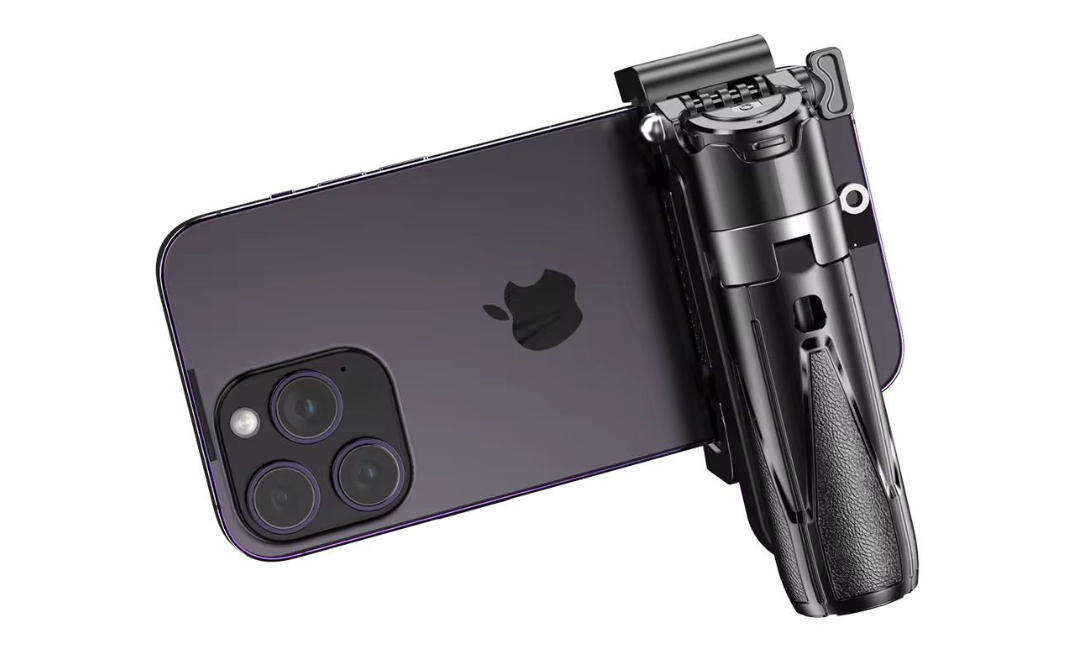 P15 Mini Selfie Stick/Tripod -Wireless & Rechargeable - Mini Grip Quadripod- GC