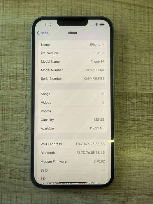 IPHONE 14 128GB BLUE