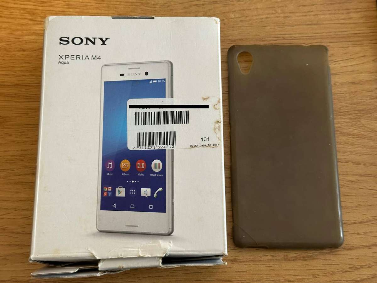 Sony Xperia M4 Aqua E2303 (Unlocked) with Original Box & Accessories + Nokia Lumia 625 (Untested)