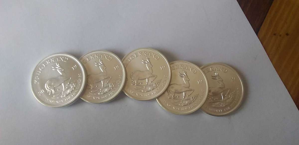 X5 - 2019 Silver Kruger Rand 1Oz