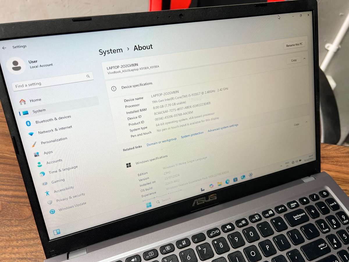 ASUS X515EA i5 11TH Gen | 8GB RAM | 512GB SSD
