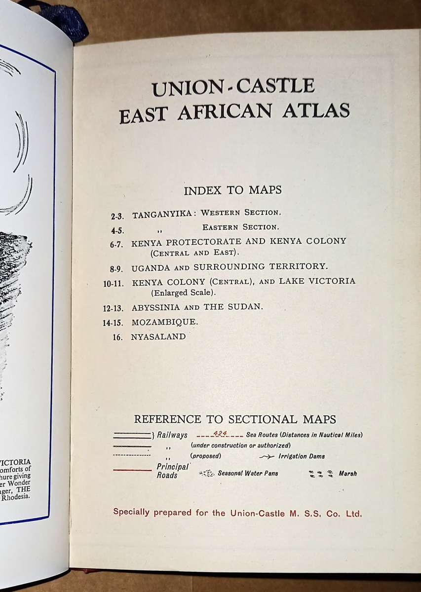 Hardcover Year Book & Guide to Rhodesia & East Africa 1959