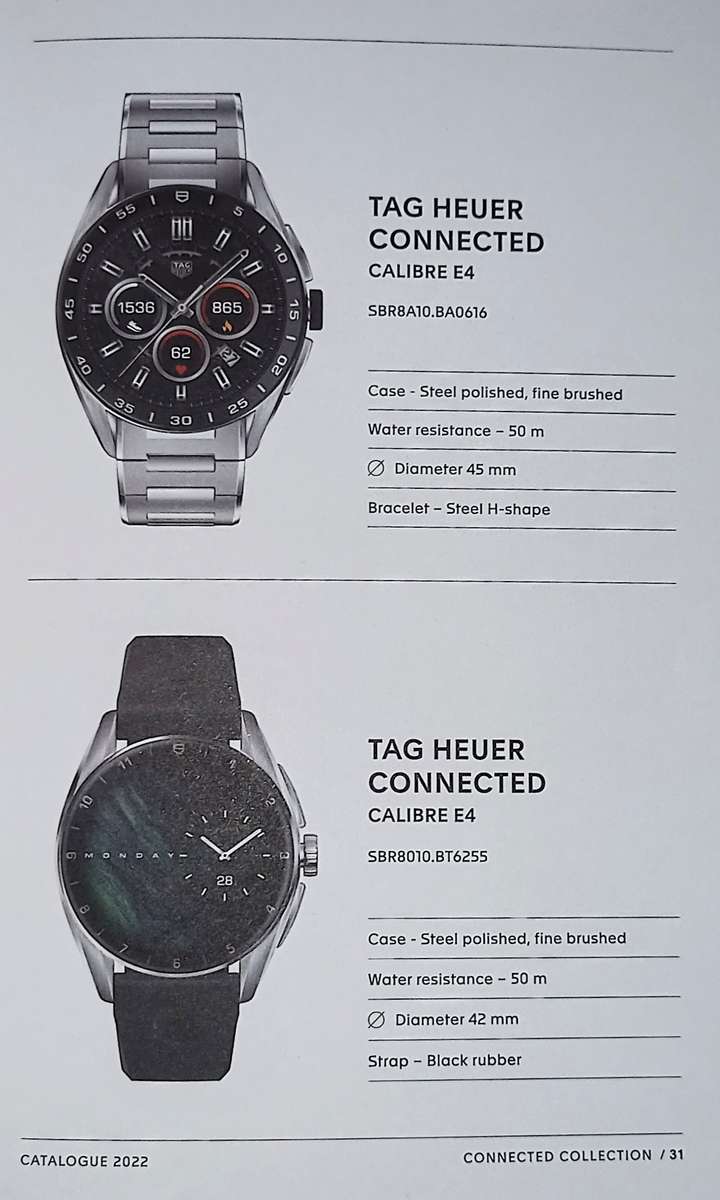 Tag Heuer Catalogue 2022