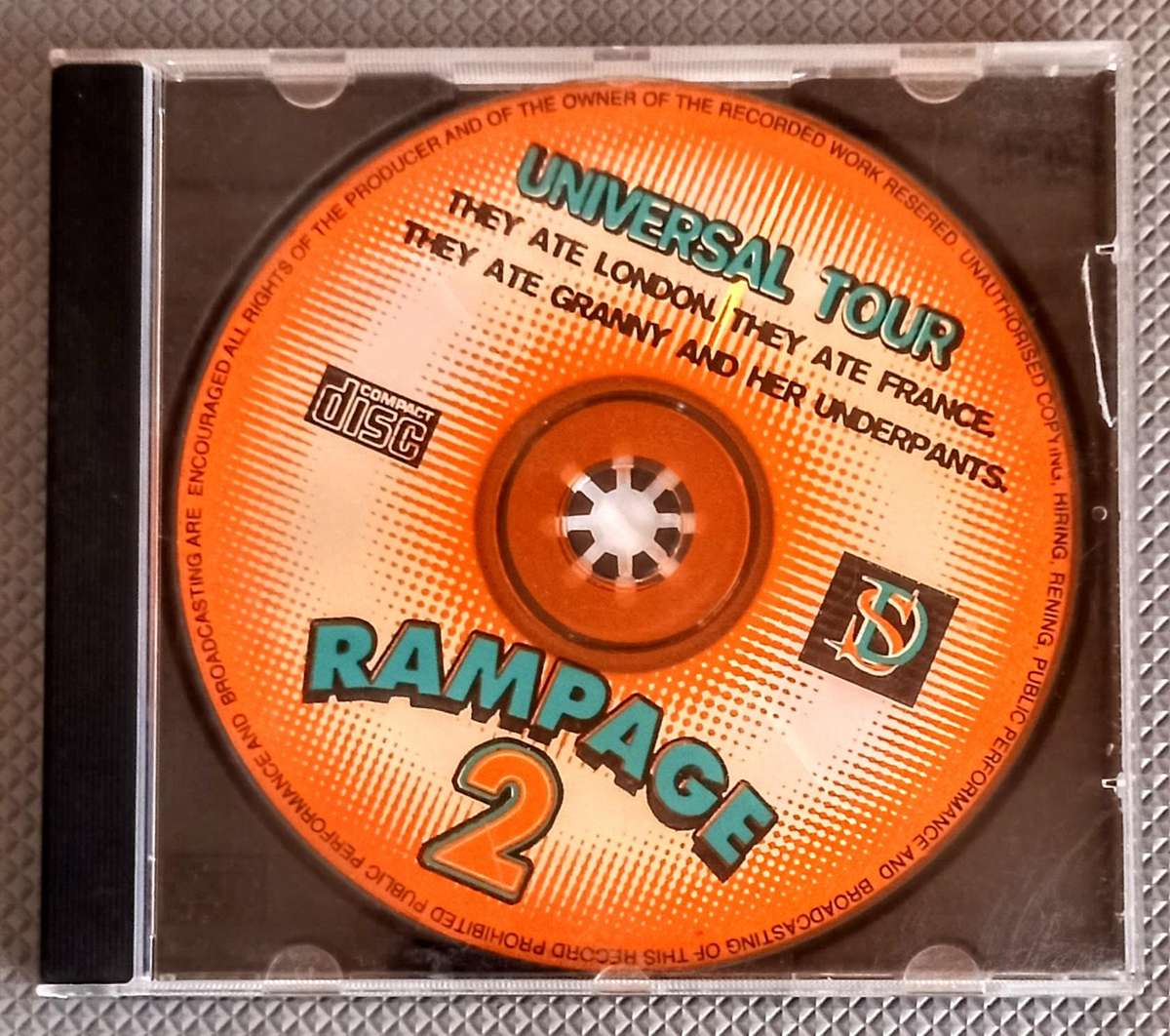 1996. Rampage 2 Universal Tour CD PC Game