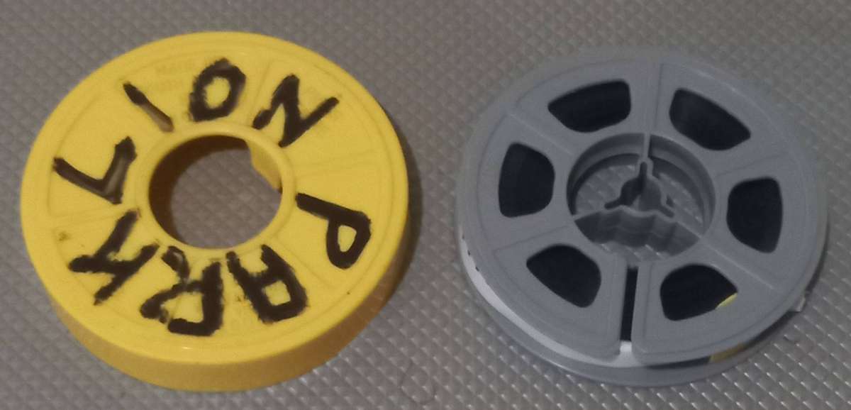 Vintage 8mm Film Reel. Lion Park