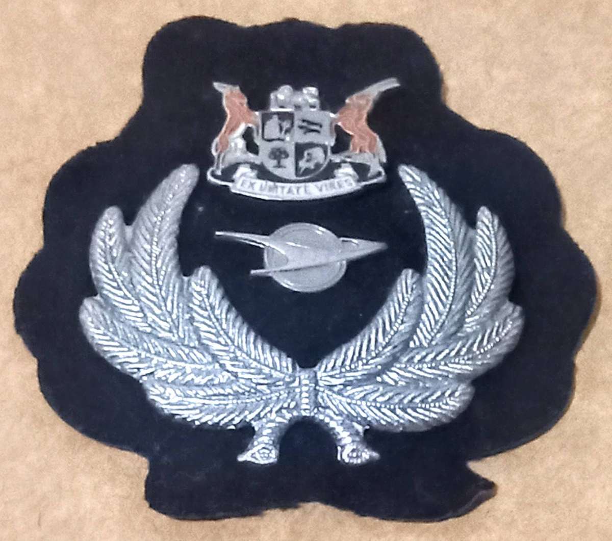 Very Rare Vintage Pre 1994 SAR South African Railways Inspector Padded Badge
