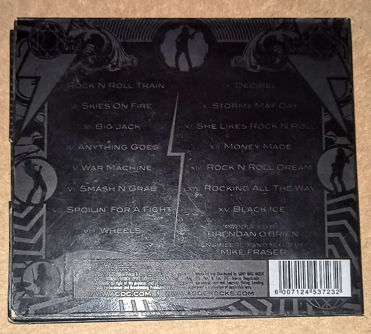 AC/DC Black Ice South African Release digipak CD