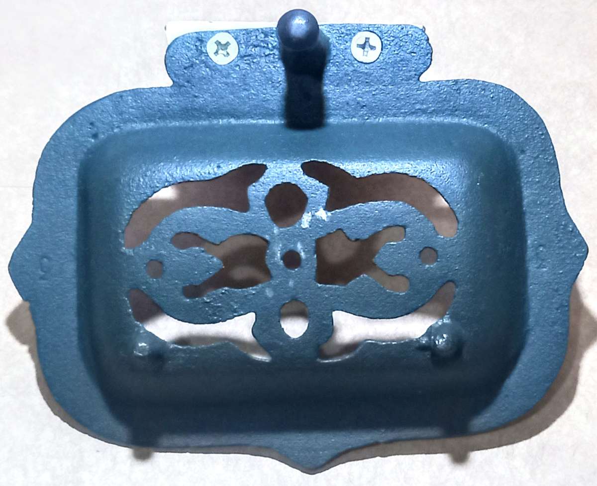 Vintage Cast Iron Rooster Soap Dish - Country Home Decor