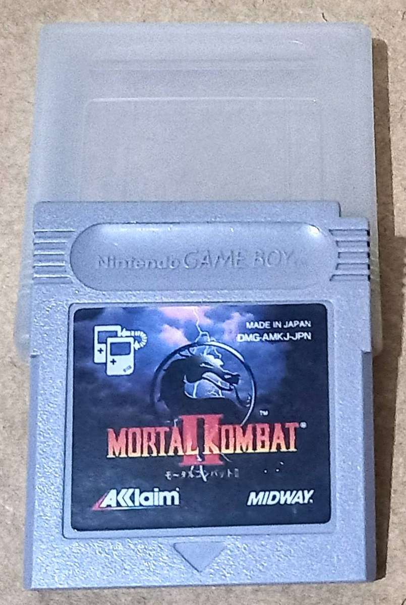 Rare Authentic Mortal Kombat ii Nintendo Game Boy Cartridge. Made in Japan