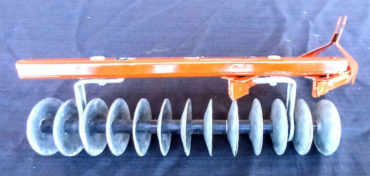 Rare Vintage Metal Strike Toys / Speelgoed Vetsak Disc Plough 26cm Length