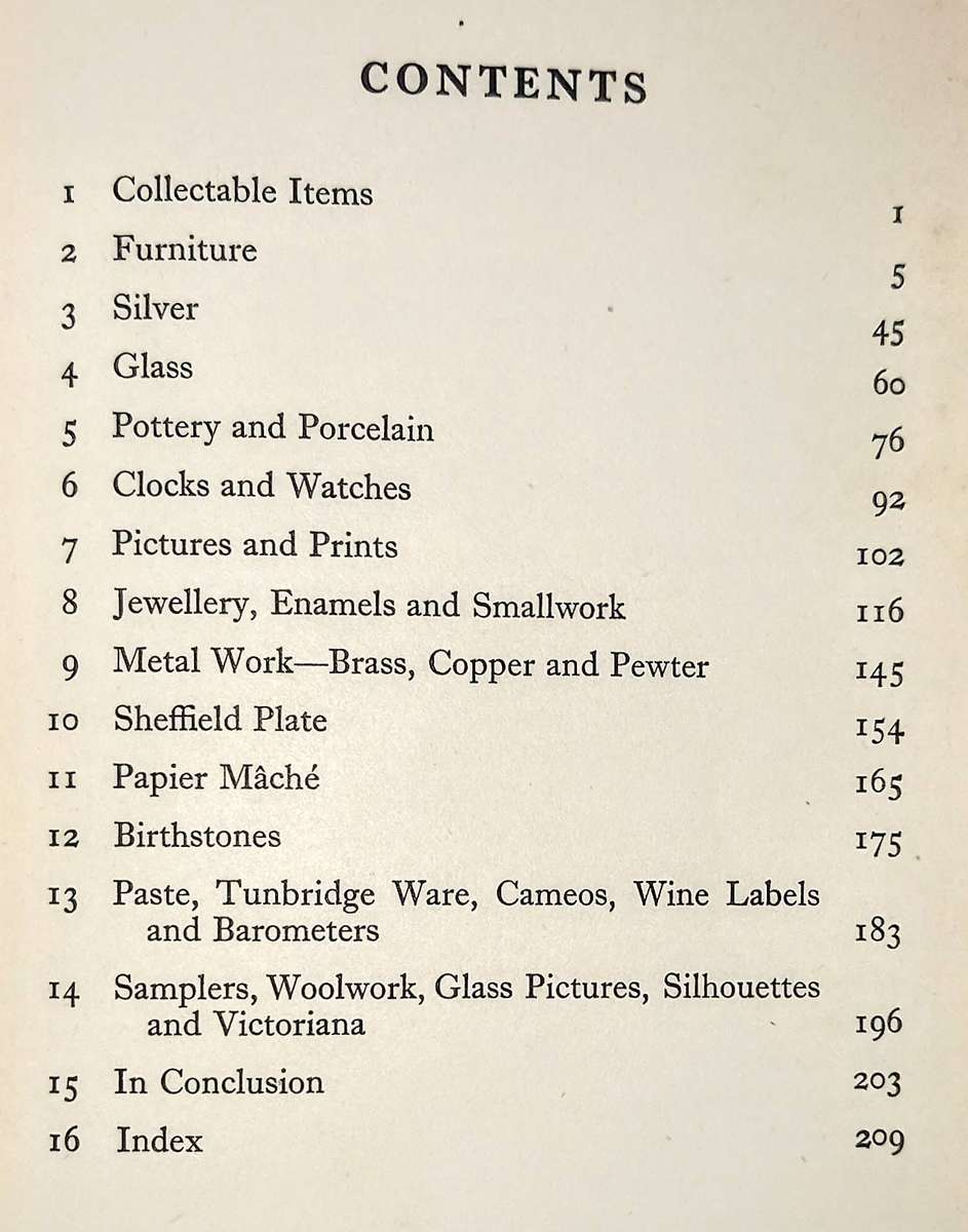 Hardcover 1963. Teach Yourself Antique Collecting