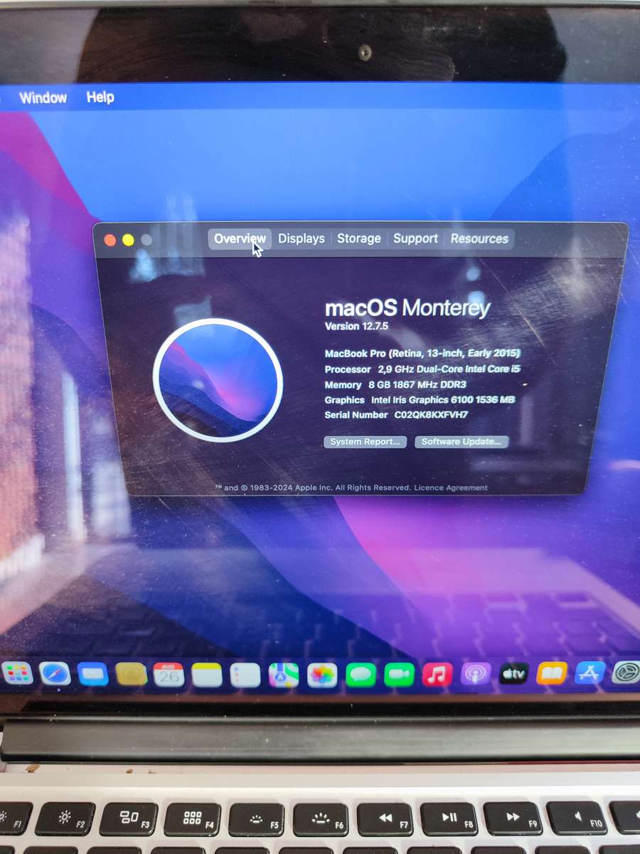 MacBook Pro 2015 - 13-Inch - Core i5 - 8GB RAM - 512GB SSD