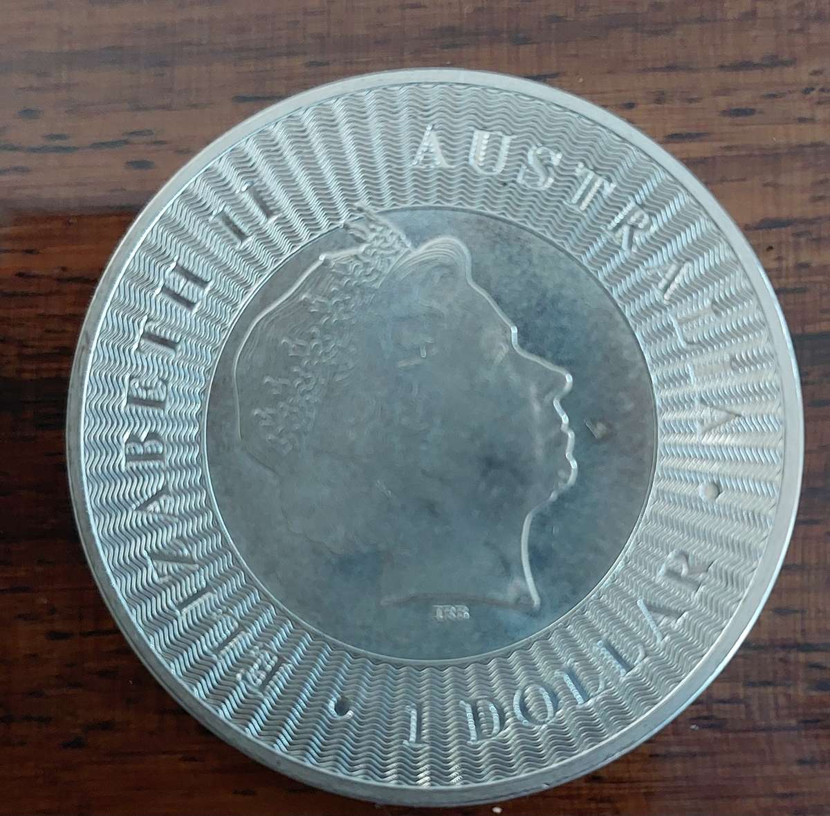 1x2016  Australian Kangaroo 1oz 9999 Silver coin