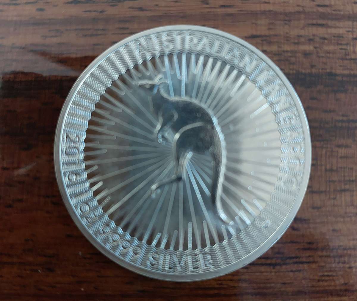 1x2016  Australian Kangaroo 1oz 9999 Silver coin