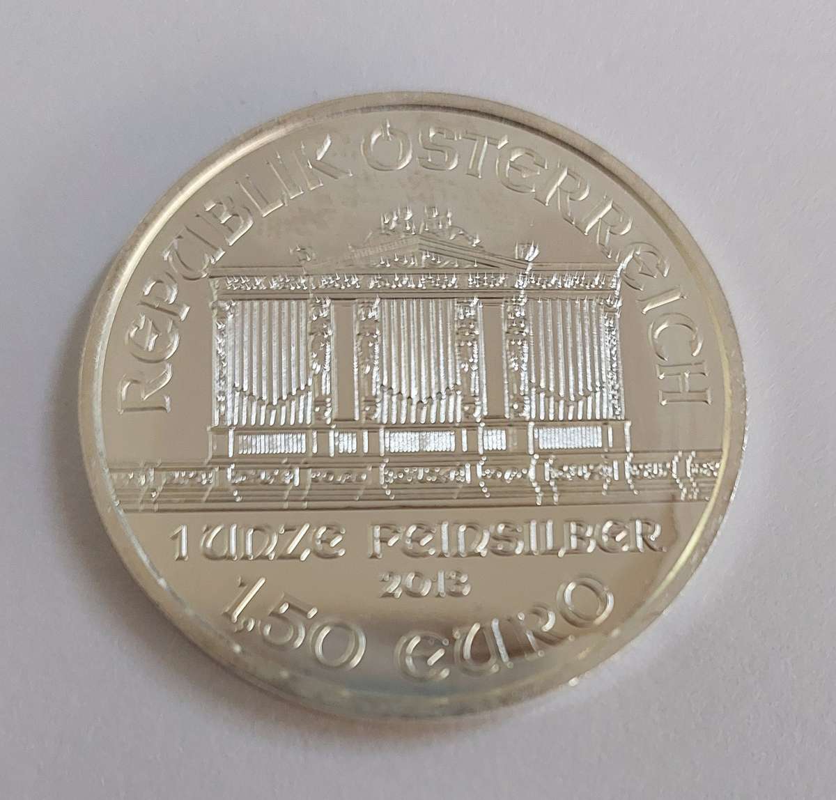 1x2013 1.5 Euro Republik Osterreich 1oz fine silver