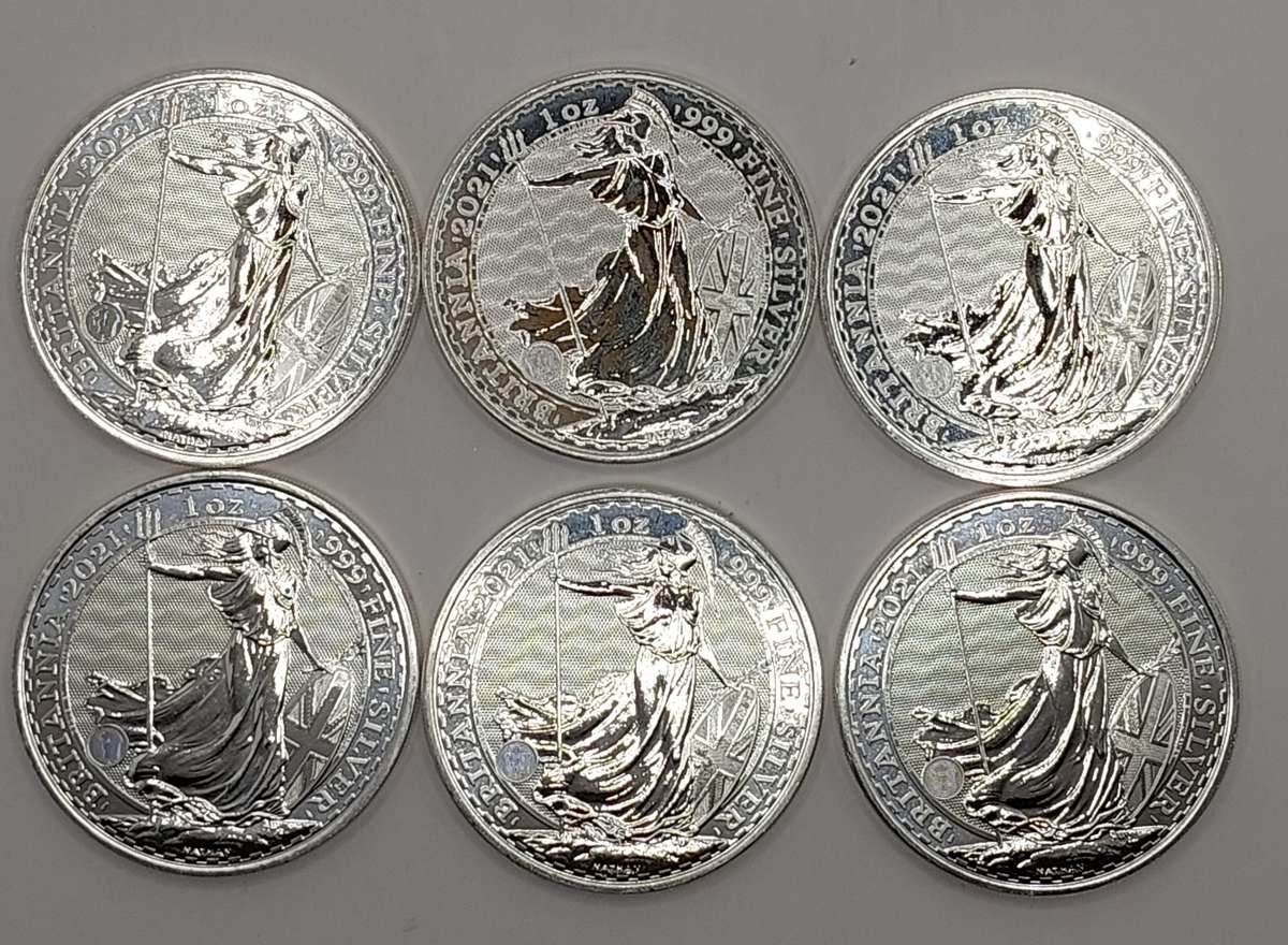 2021 1oz Silver Britannia 999 coin