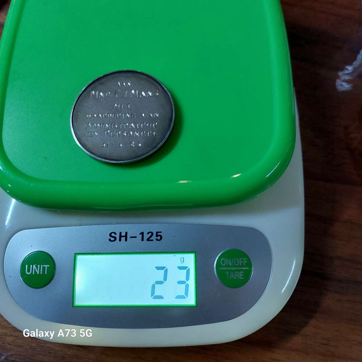 1x Stirling Silver weight 24 grams Medallions Nederduitsch Hervormde Kerk Van Afrika