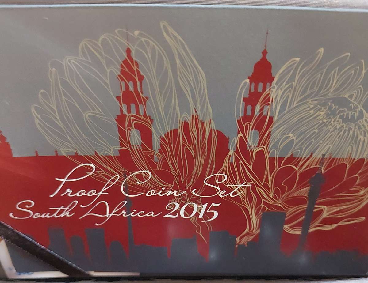 2015 South Africa PROOFSET 2RAND 1 RAND 20Cent 10Cent Without the 5RAND 50Cent