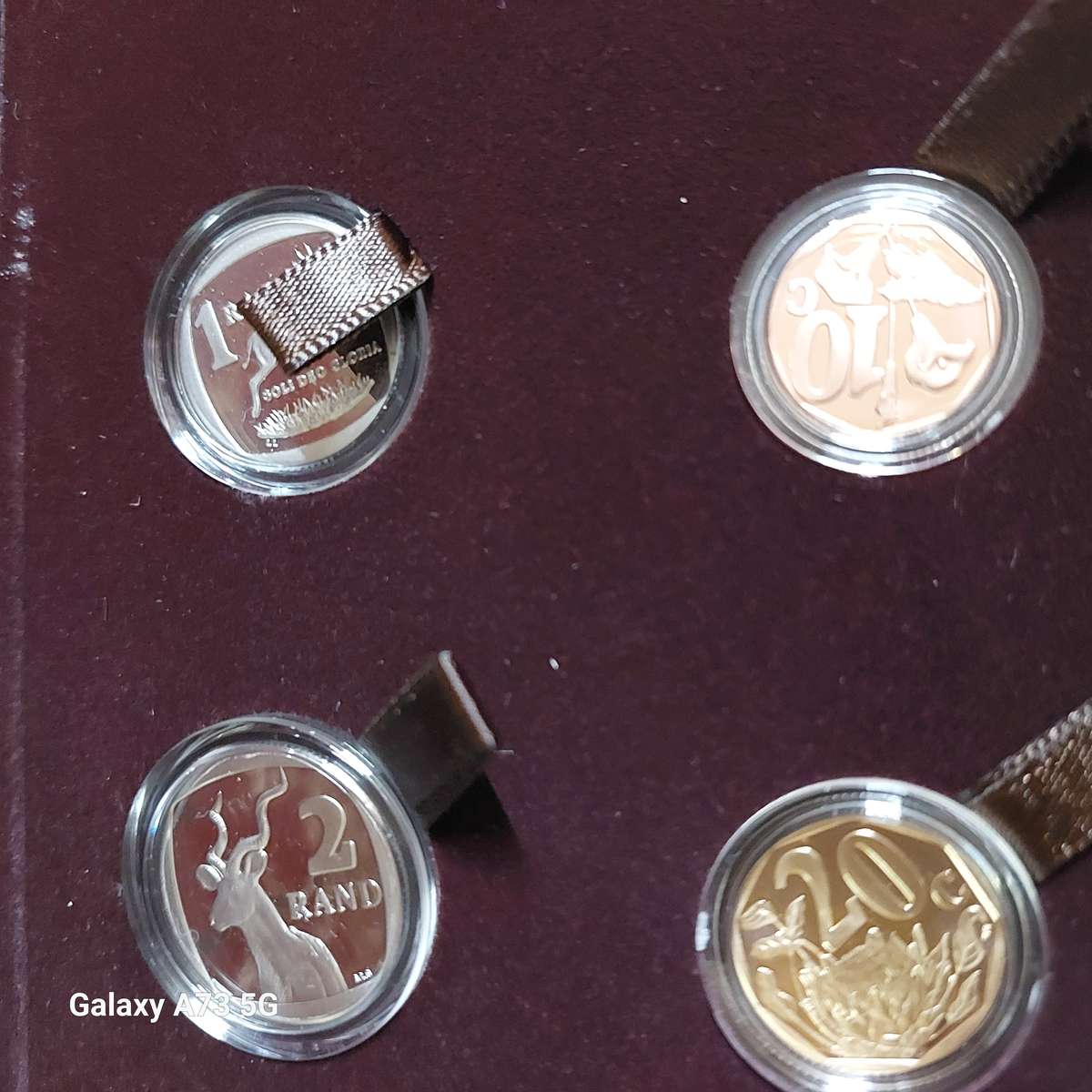 2015 South Africa PROOFSET 2RAND 1 RAND 20Cent 10Cent Without the 5RAND 50Cent