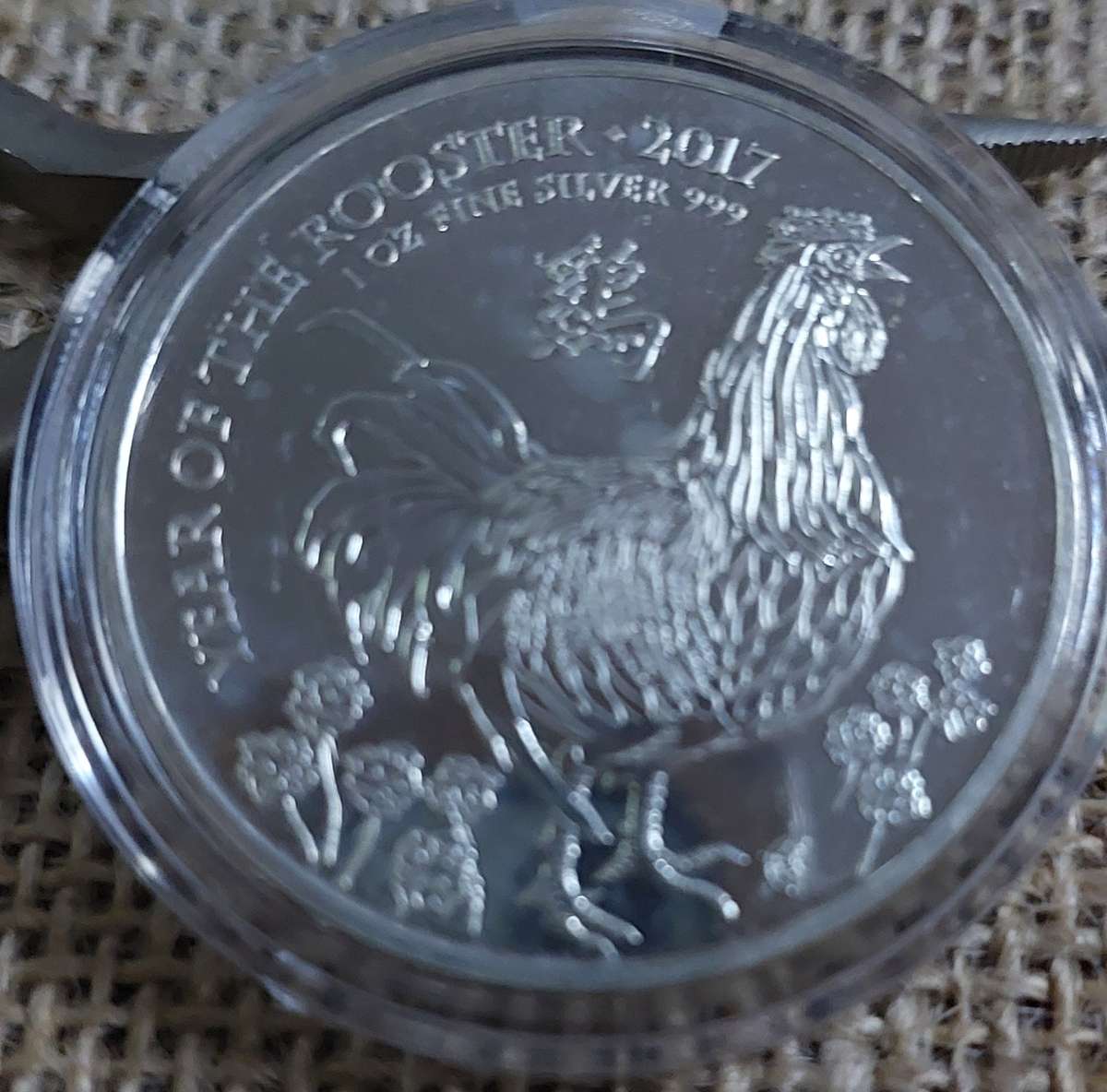 4x 2017 1oz silverYear of the Rooster coins BID PER COIN