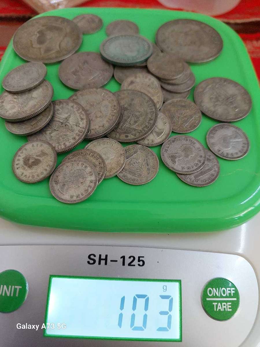 Lot of 50% Silver coins weight 103 grams