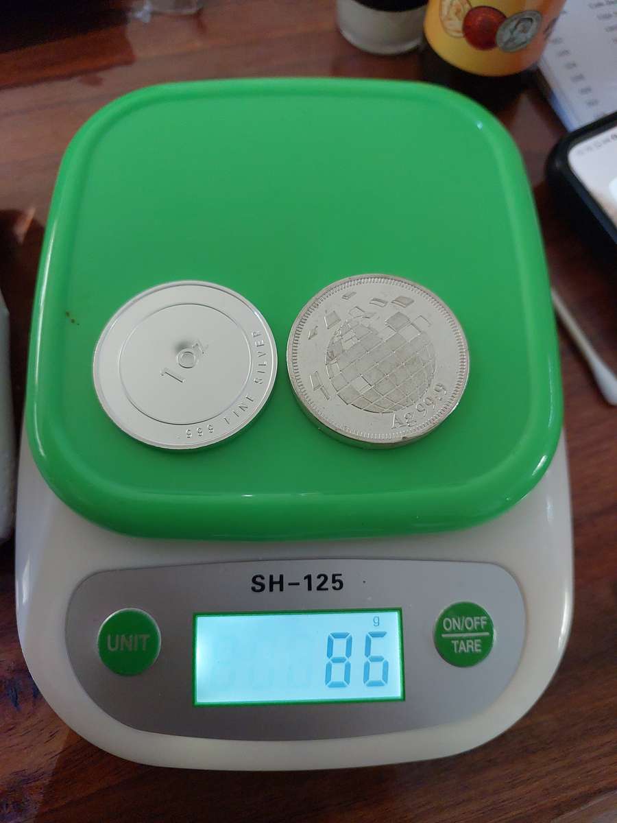 86 Grams of pure.999 Silver coins 1 BID for both