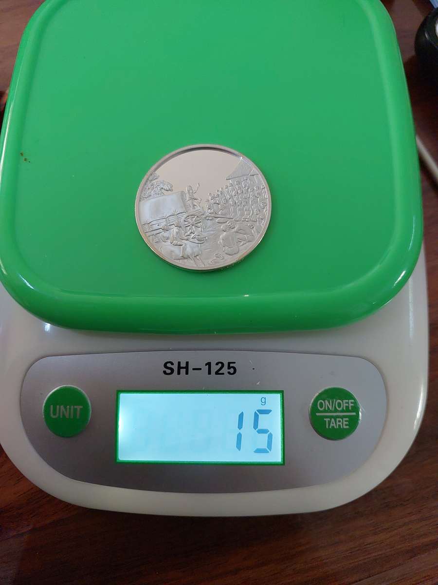 1795-1883 Robert Moffat 15grams Silver Coin