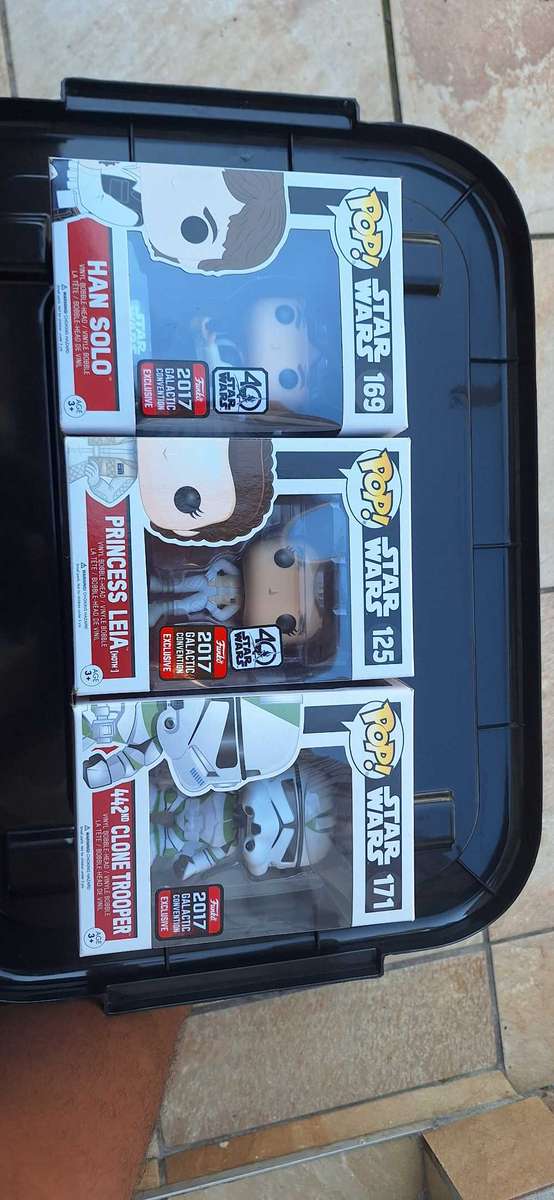2017 star wars convention funko pop bundle