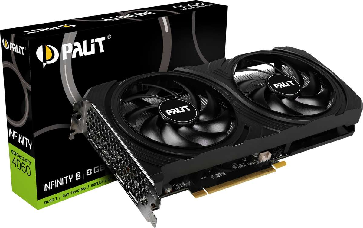 Graphics Card GeForce RTX 4060 INFINITY 2 8GB GDDR6 128bit
