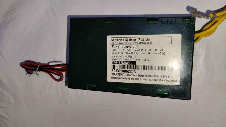 CENTSYS / CENTURION D5 / D5 EVO POWER SUPPLY UNIT CP84SM2AV2C