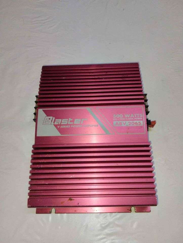 Blaster - V Series Power Amplifier - 500 WATTS - 250 X 2WATTS MAX. POWER (ABV 2065)