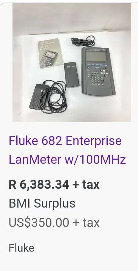 Fluke 683 Enterprise LANmeter