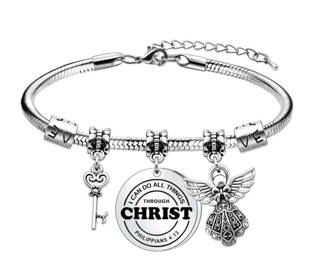 Christian beautiful bracelet with charms
