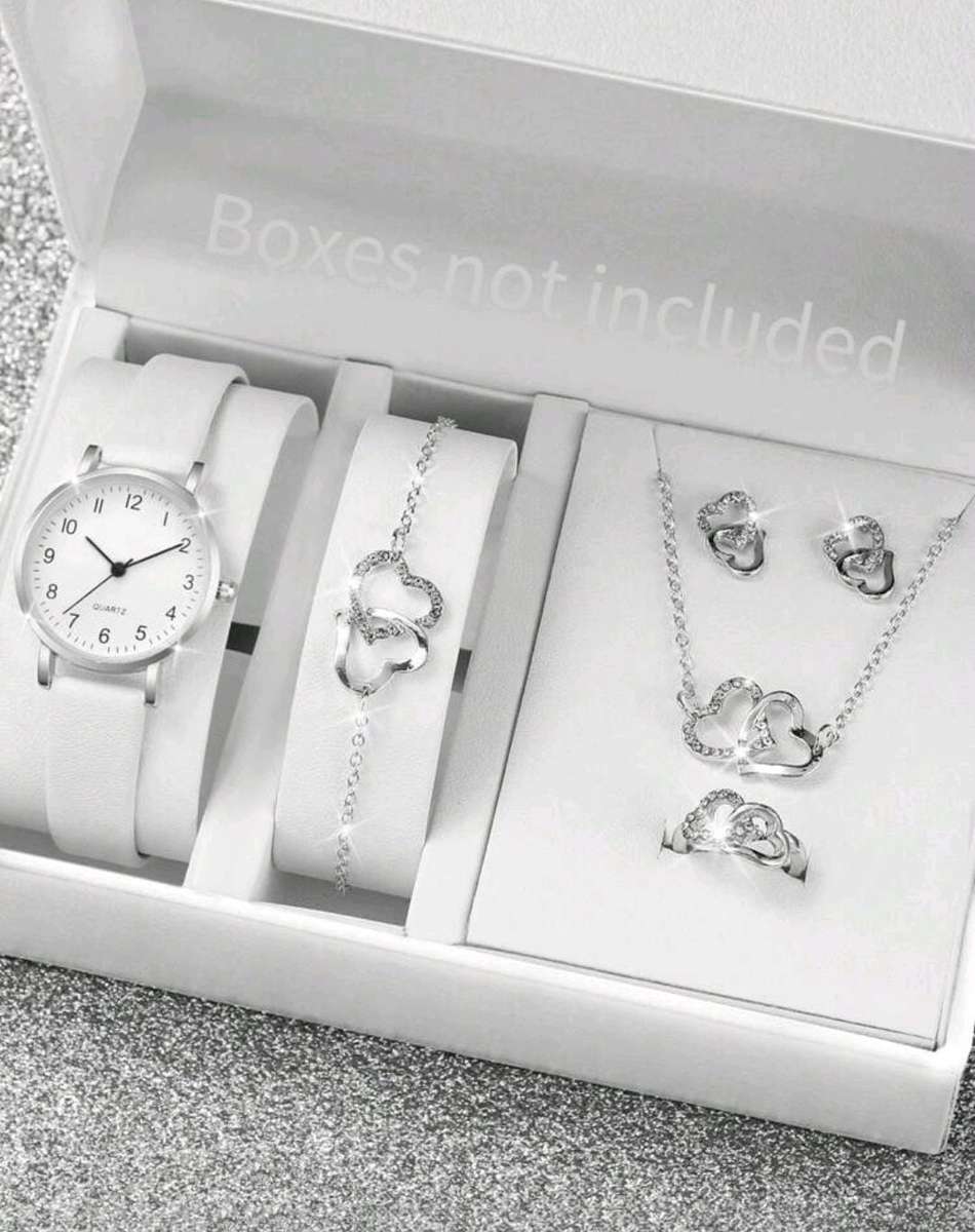 Women watch and jewelry set