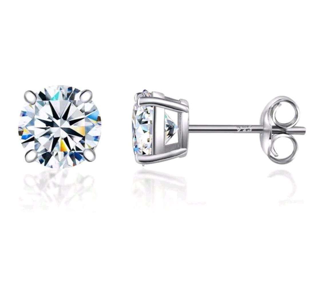 925 Moisenette Diamond earrings 0.5ct
