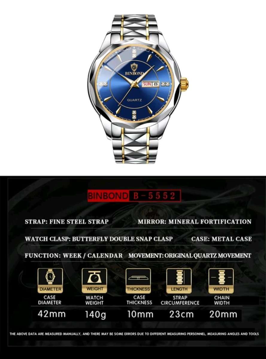 Binbond Men's luxury watch