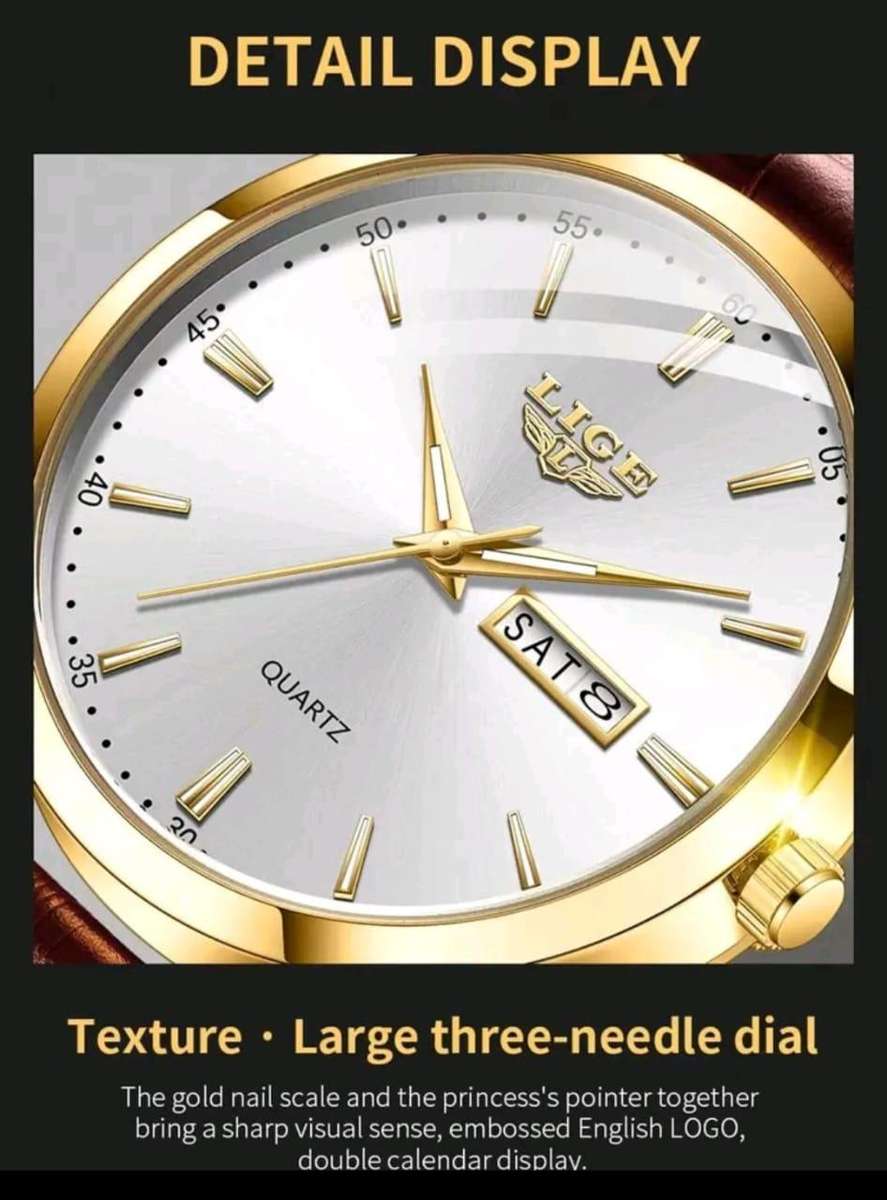 LIGE MEN'S LUXURY WATCH