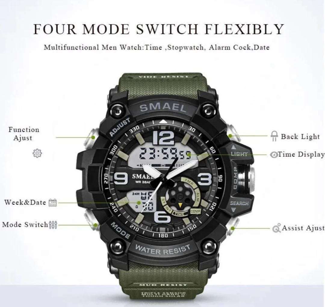 Smael Army tough sport watch