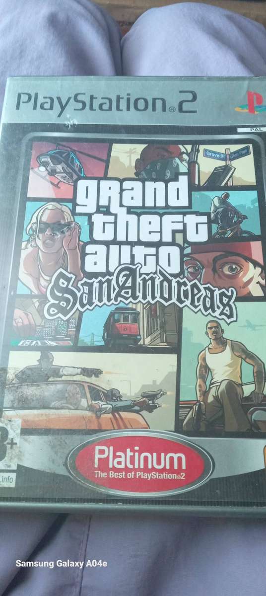 Ps2 grand theft auto San andreas platinum
