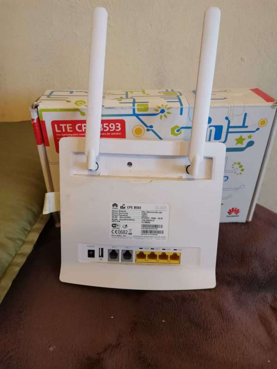 Huawei B593 4G wifi router