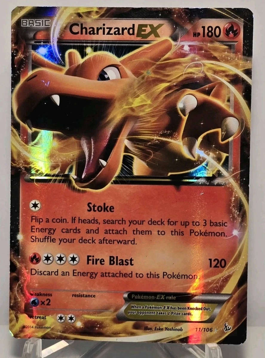 Charizard EX 11/106 XY Holo Rare Flashfire Pokémon TCG - Mint